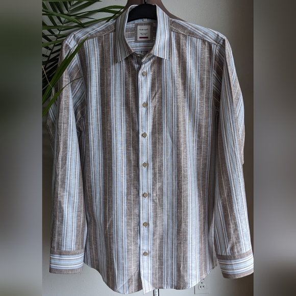 BOGO Linen Haupt Mens Shirt - Picture 1 of 5